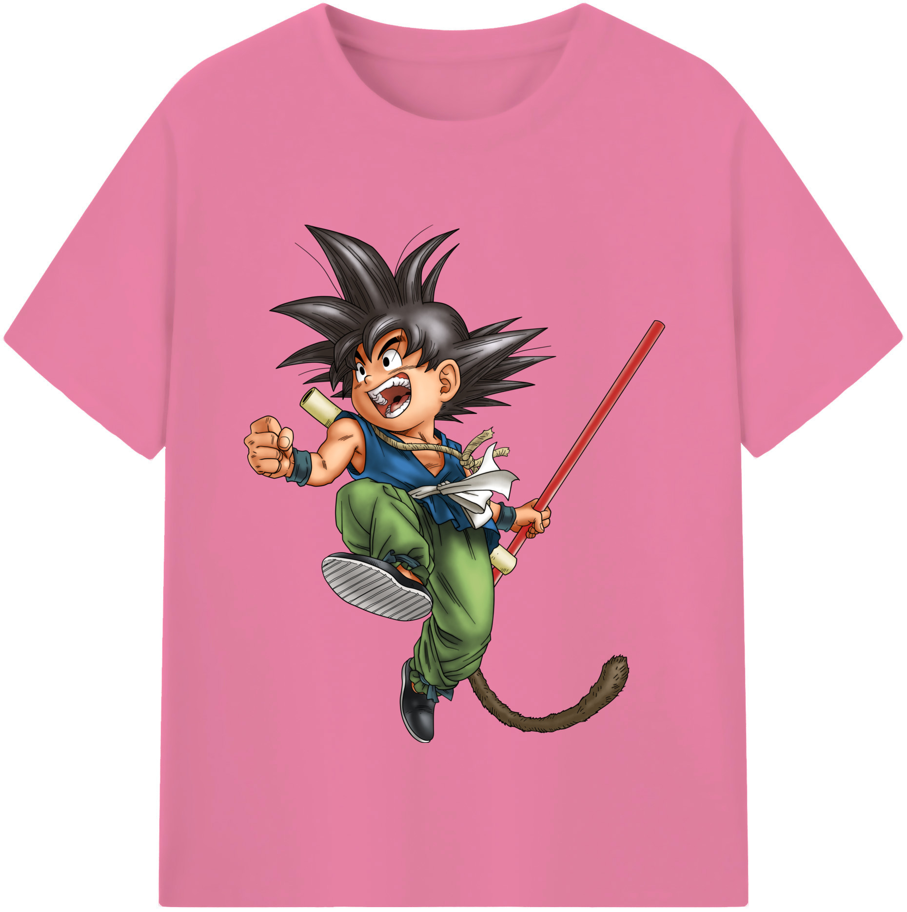 （画像用） ドラゴンボール 孫悟空（そん ごくう）Son Goku カカロット DRAGON BALL Kakarotto 綿100％半袖Tシャツ（フロントプリント）